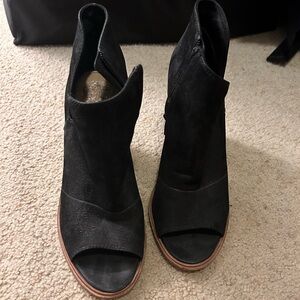 Vince Camuto black booties